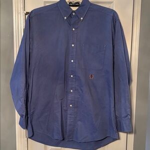 Tommy Hilfiger Long Sleeve Blue Button Down Dress Shirt